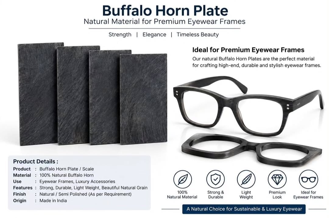 Buffalo horn  plates