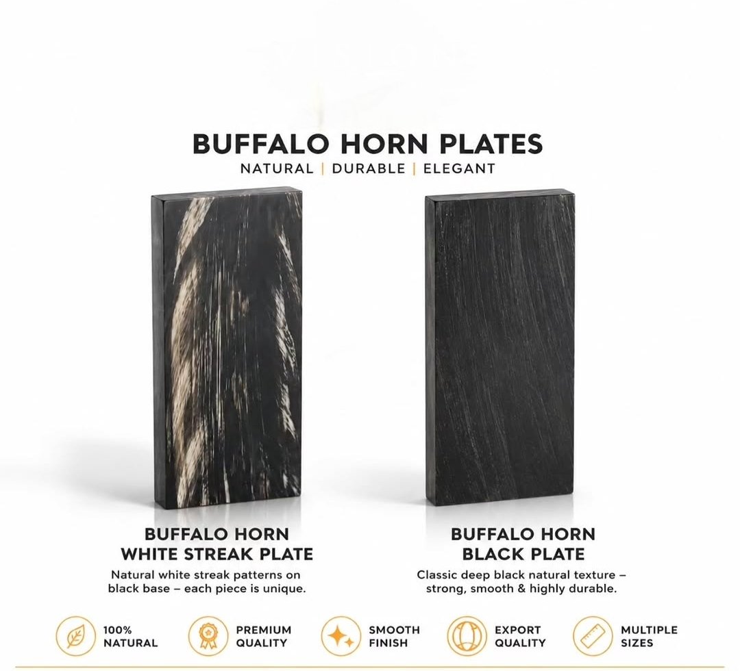Buffalo horn  plates